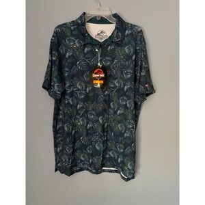 RSVLTS Jurassic Park Clever Girl Kunuflex Shirt Mens XL Tropical Dinosaur NWT